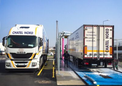 lavage poids lourds à la station gar'wash